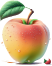 Ein symbolischer Apfel